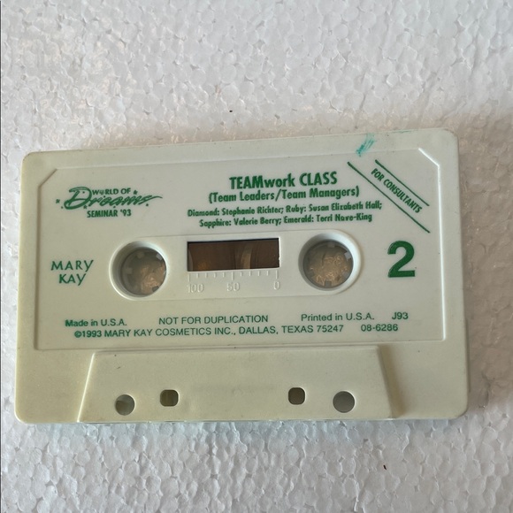 Mary Kay Cassette Tapes the world of dreams seminar 93 selling teamwork vintage - Picture 8 of 10